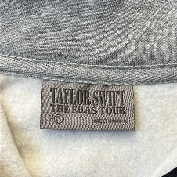 Taylor Swifts Eras Tour Gray Half-Zip Sweater - Picture 6 of 6